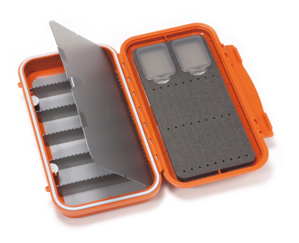C&F Large 2-Row Tube Fly Case CF-3406H Burnt Orange